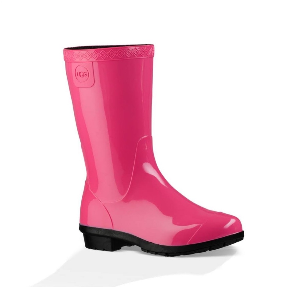 Ugg rain boots with socks